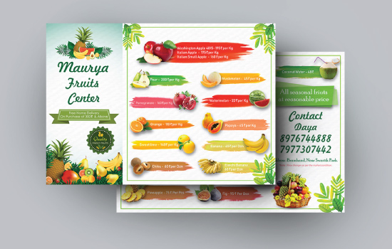 maurya fruits center creative